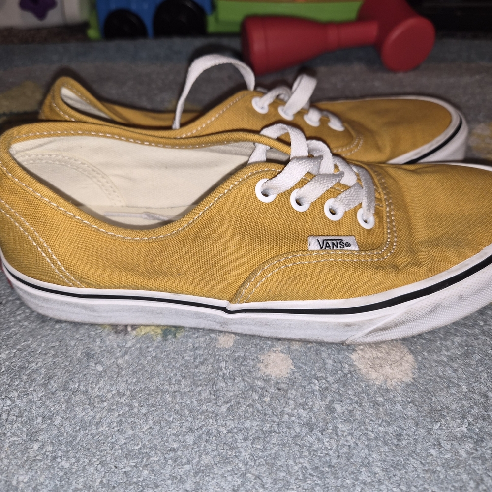 Vans Yellow Canvas Sneakers